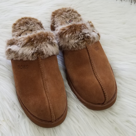 skechers fur lined clogs